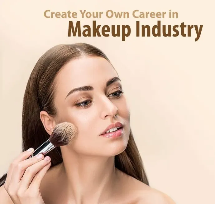 Advanced Makeup Artistry Course training session at the Kira Exotica beauty academy in Indore